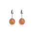Chocolat | Argent sterling .925 | Boucles d'Oreilles Sirène Verre